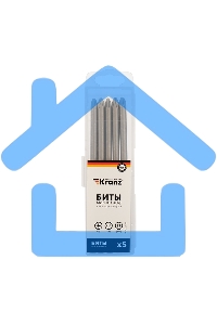 Бита PH2х127 мм для шуруповерта (упак. 5 шт.) Kranz