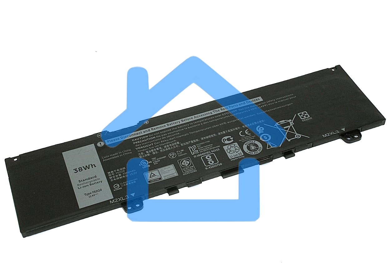 Аккумуляторная батарея для ноутбука Dell 5370 11.4V 3166mAh