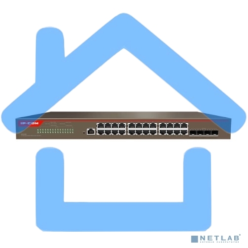 Коммутатор управляемый в стойку, 24*1Gbit RJ45, 4*SFP 10Gbit, console port IP-COM G5328X