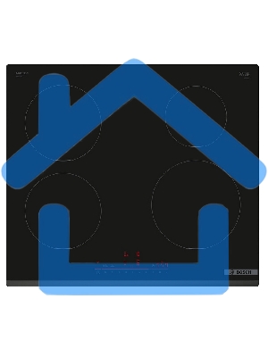 Индукционная варочная панель Bosch PIF631HB1E, 60 см, индукция, скошенные края, сенсорное управление, черный