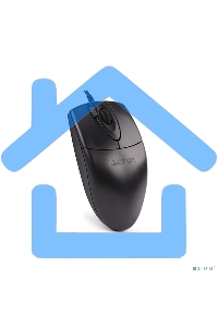 Мышь проводная A4Tech OP-620DS черный, 1000 dpi, USB, кнопки - 4