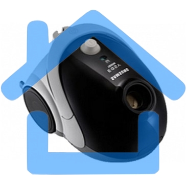 Пылесос Samsung VCC5241S3K/XEV черный/серый, 410/1800 Вт, уборка сухая, пылесборник мешок 2.4 л