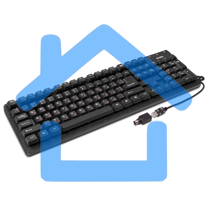 Клавиатура Keyboard SVEN Standard 301 USB черная SV-03100301UB