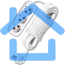 Удлинитель UNIVersal У10-554 ПВС 3x0,75 3гн. 3м 554-03