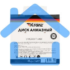 Диск алмазный отрезной Turbo 125x22.2 мм Kranz 