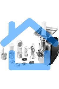 Мясорубка электрическая Hyundai HY-MG4422 1200Вт черный/серебристый