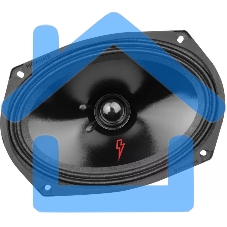 Колонки автомобильные Ural Молния АС-МЛ69 (без решетки) 200Вт 94дБ 4Ом 15x23см (6x9дюйм) (ком.:2кол.) широкополосные однополосные