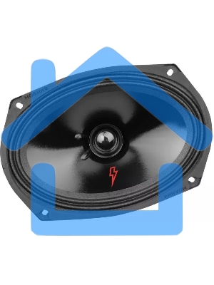 Колонки автомобильные Ural Молния АС-МЛ69 (без решетки) 200Вт 94дБ 4Ом 15x23см (6x9дюйм) (ком.:2кол.) широкополосные однополосные