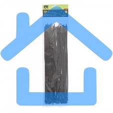 Хомуты, 350 х 4,8 мм, пластиковые, черные, 50 шт. Сибртех Хомуты, 350 х 4,8 мм, пластиковые, черные, 50 шт. Сибртех