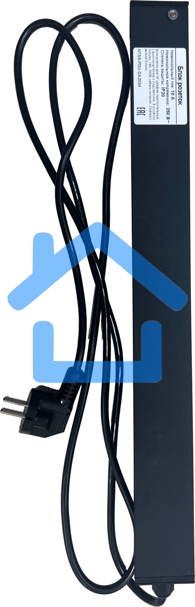 Блок распределения питания NTSS NTSS-PDU-DA2034 гор.размещ. 8x базовые 16A Schuko 2м