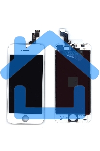 Дисплей для Apple iPhone 5S в сборе с тачскрином (AAA) белый