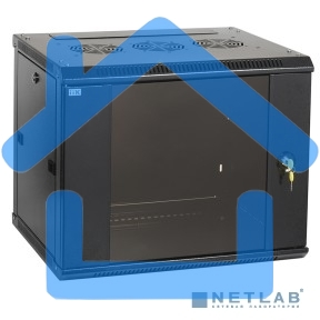 Шкаф LINEA W 12U 600x600 мм дверь стекло, RAL9005 ITK