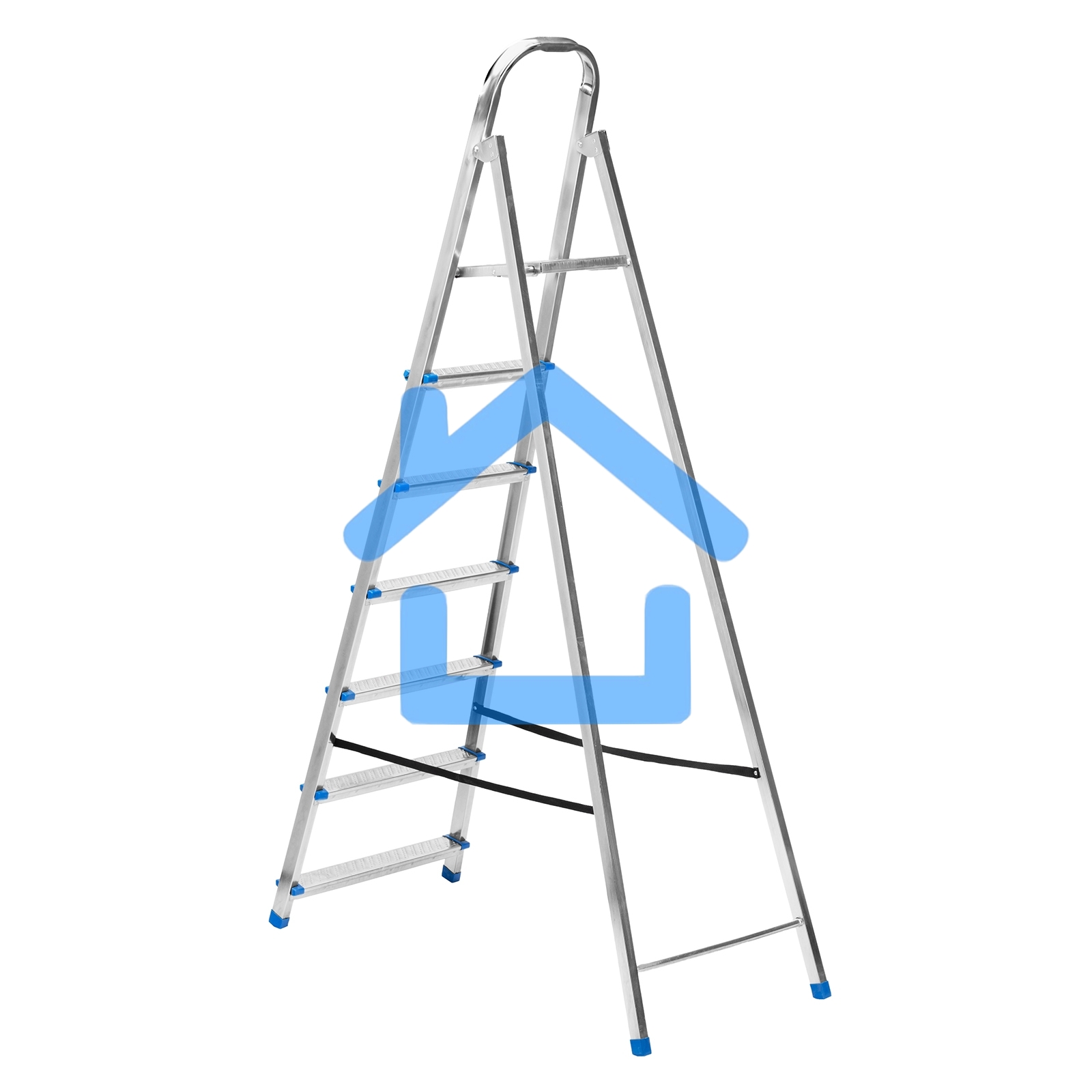 Стремянка Сибртех 7 ступеней, стальная, оцинкованная