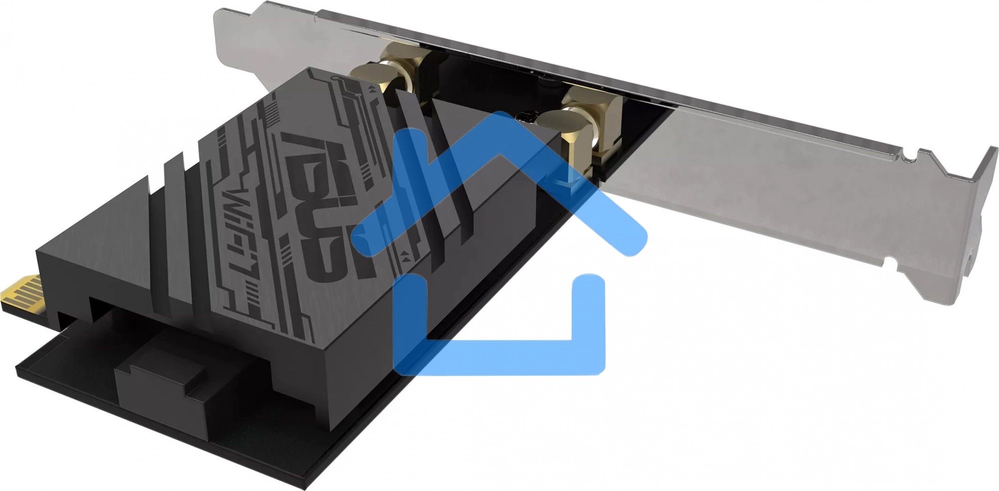 Сетевой адаптер Wi-Fi + Bluetooth Asus PCE-BE92BT BE9400 PCI Express (ант.внеш.несъем.) 2ант.