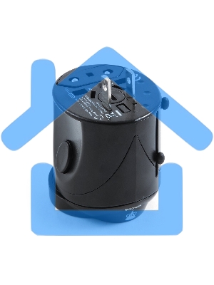 Переходник Konoos Универсальный сетевой переходник для путешествий WTA-1, вилки/розетки EU,US,RU