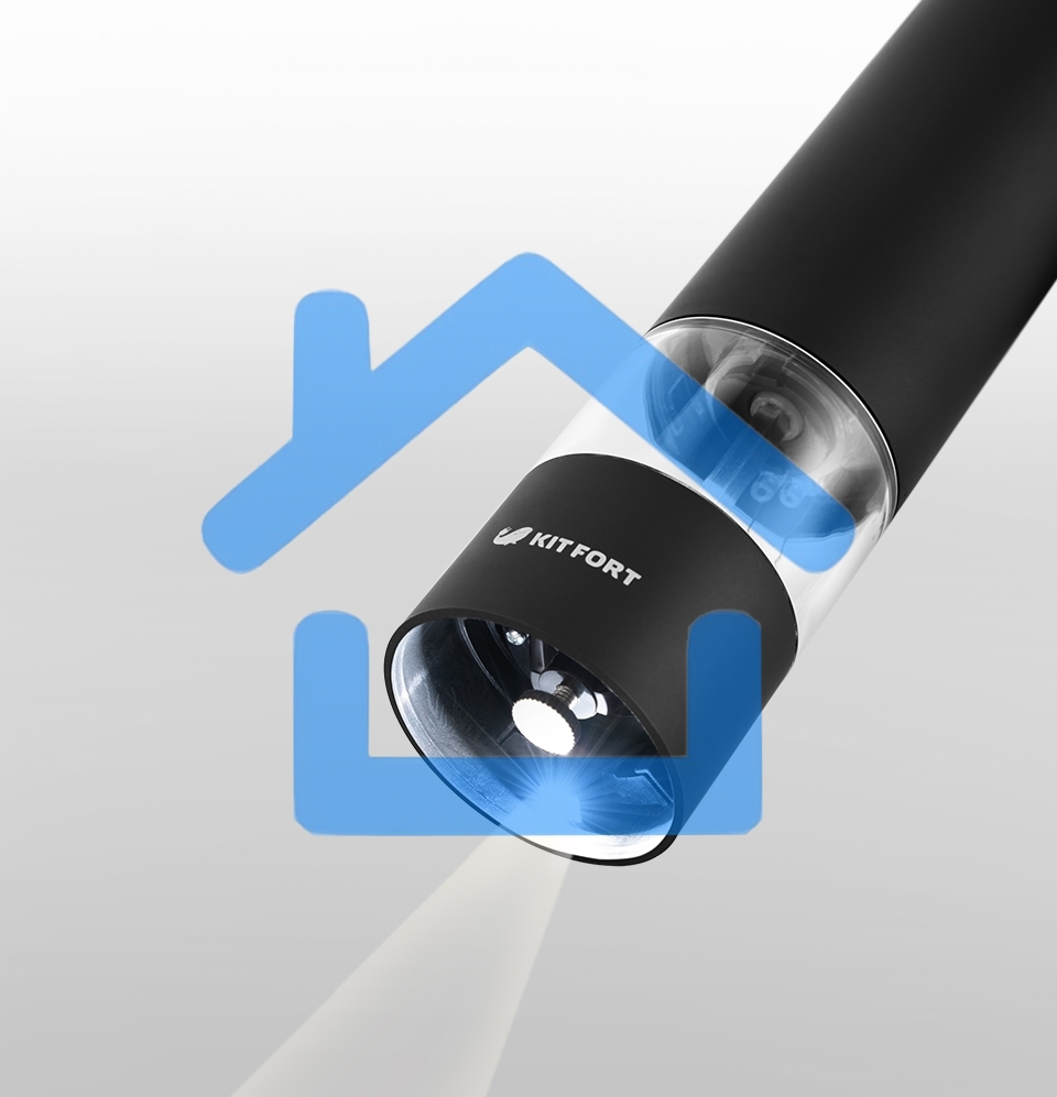 Мельница для специй Kitfort Материал пластик.Комплектация 2 шт.