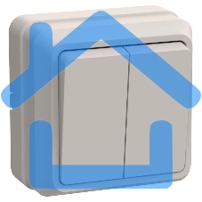 Выключатель Iek EVO20-K33-10-DC ВС20-2-0-ОКм 2кл 10А откр.уст. ОКТАВА (кремовый)