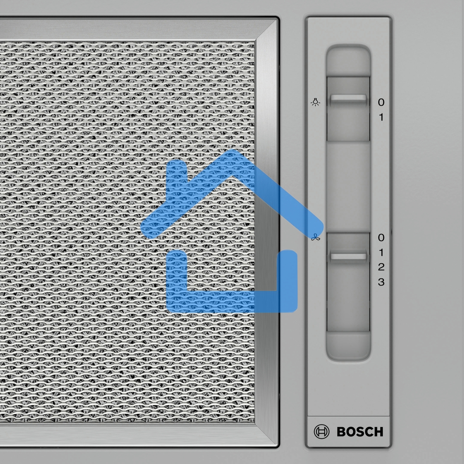 Вытяжка встраиваемая Bosch DLN52AC70 нержавеющая сталь, 53.4 см, 302 куб. м/ч, 54 дБ
