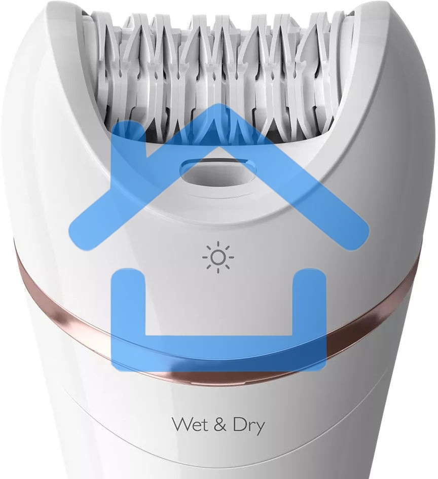 Эпилятор Philips 2 скорости, широкая головка, Wet&Dry, беспроводной, opti light, 6 аксессуаров