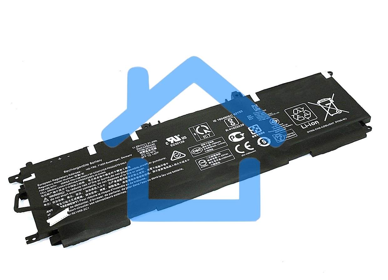 Аккумуляторная батарея для ноутбука HP 13-AD (AD03XL) 11.55V 4550mAh