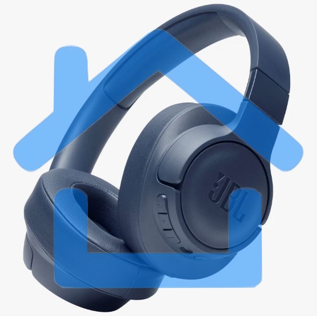 Наушники-гарнитура (накладные) JBL Tune 760NC синий
