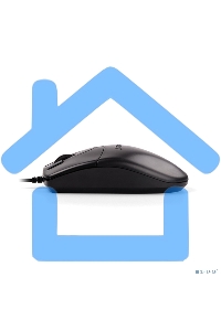 Мышь проводная A4Tech OP-620DS черный, 1000 dpi, USB, кнопки - 4