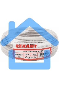 Кабель UTP Rexant 4PR 24AWG, CU (медь), CAT5e, 100 МГц, PVC, серый, бухта 50 м