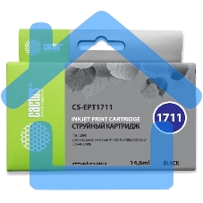 Картридж струйный Cactus CS-EPT1711 черный (14,6 мл) для Epson Expression Home XP-33/103/203/207/303/306/403/406