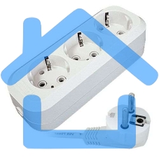 Удлинитель Universal Е-303 3м ПВС 3*1 3гн. с/з