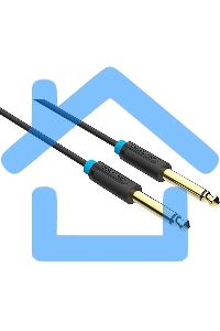 Кабель Vention аудио Jack 6,35 мм M/6.35 M - 5 м