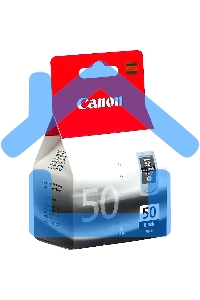 Картридж струйный PG-50Bk (0616B001), для Canon PIXMA MP150/MP160/MP170/MP180/MP450/MP460/MX300/MX310/iP2200, FAX-JX200/JX210 JX500/JX510,черный, 300