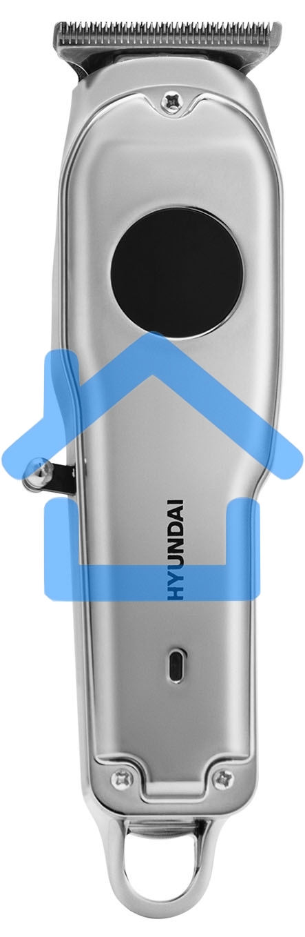 Машинка для стрижки Hyundai H-HC7111 серебристый/черный 3Вт (насадок в компл:3шт)