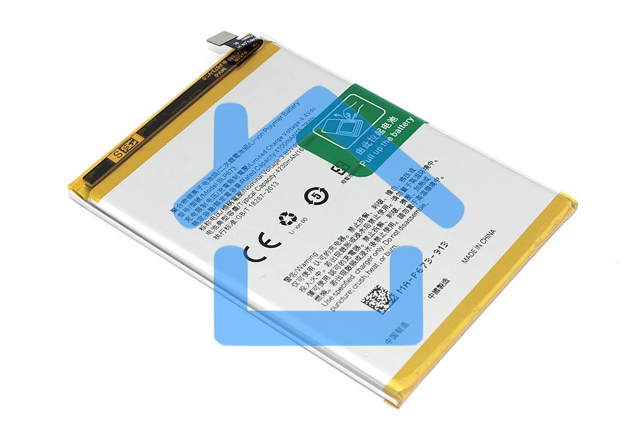 Аккумуляторная батарея BLP673 для OPPO A3s, A5, A5s 3.85V 4100mAh