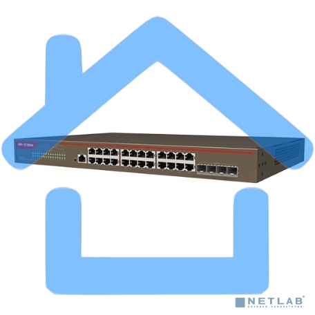 Коммутатор управляемый в стойку, 24*1Gbit RJ45, 4*SFP 10Gbit, console port IP-COM G5328X