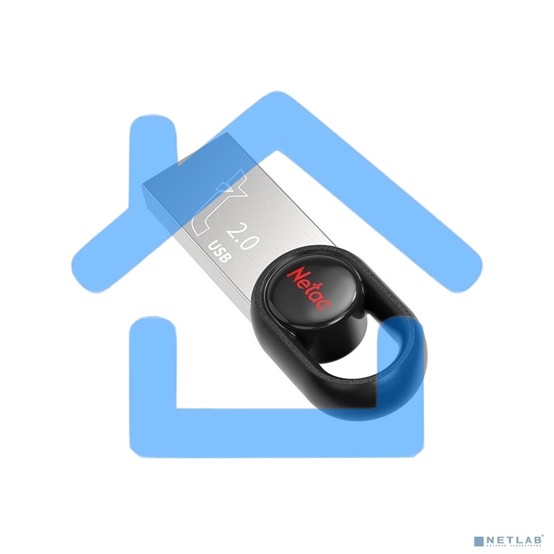Флешка USB R/W Netac UM2 64Gb <NT03UM2N-064G-20BK>, USB2.0