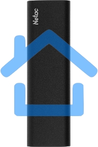 Внешний SSD Netac Z SLIM, 2TB, USB 3.2 Gen 2 Type-C, R/W 550/480, черный