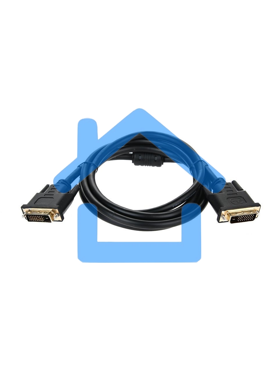 Кабель DVI-D--DVI-D Dual link 25M/25M, экран, феррит.кольца, 1.8м Telecom <TCG441D-1.8M>