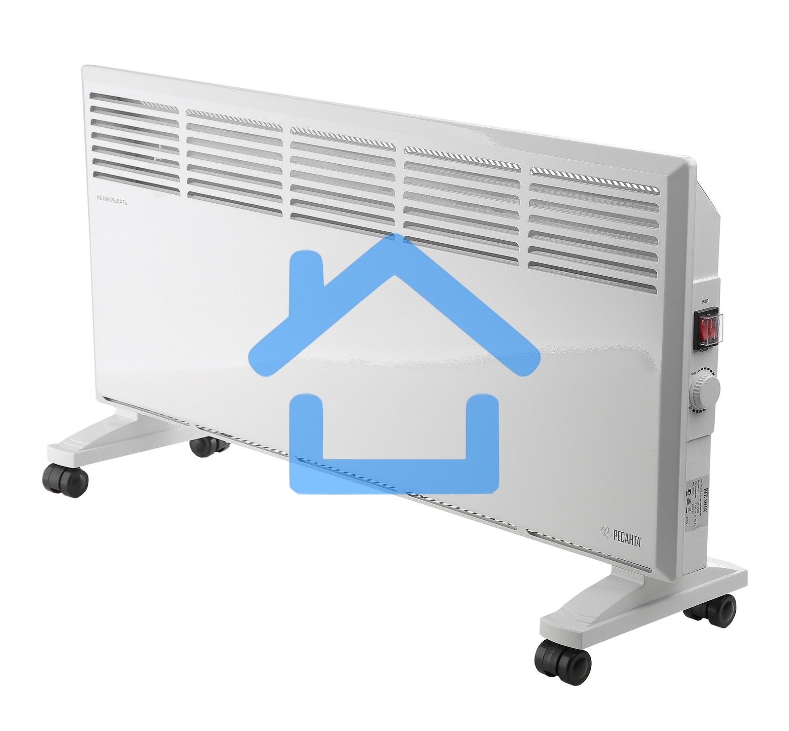 Конвектор Ресанта ОК-2500 белый, 2500 Вт, 30 м2, термостат