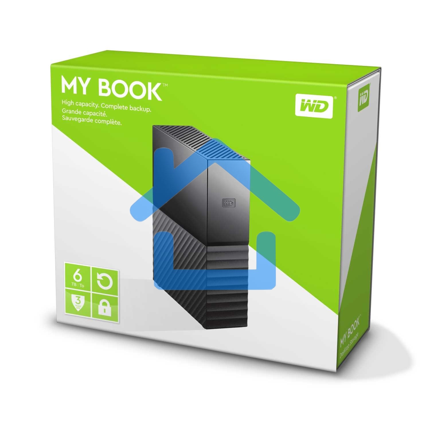 Внешний жесткий диск Western Digital My Book (New) WDBBGb0060HBK-EESN 6ТБ 3,5