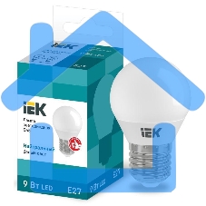Лампа cветодиодная Iek LLE-G45-9-230-40-E27 ECO G45 шар 9Вт 230В 4000К E27
