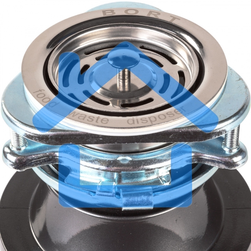 Измельчитель пищевых отходов Bort TITAN 4000 390 Вт; 4,2 кг/мин; 2800 об/мин; 1200 мл; Металл ; набор аксессуаров 4 шт [91275769]