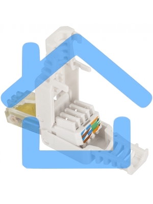 Полевой коннектор RJ-45 8P8C, неэкранированный, категории 5E