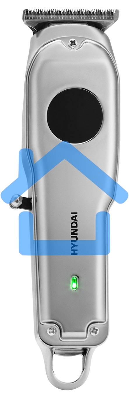 Машинка для стрижки Hyundai H-HC7111 серебристый/черный 3Вт (насадок в компл:3шт)