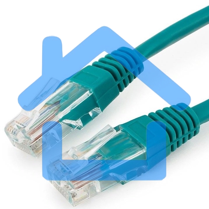 Патч-корд UTP Cablexpert кат.5e 0.25м, литой, многожильный, зеленый