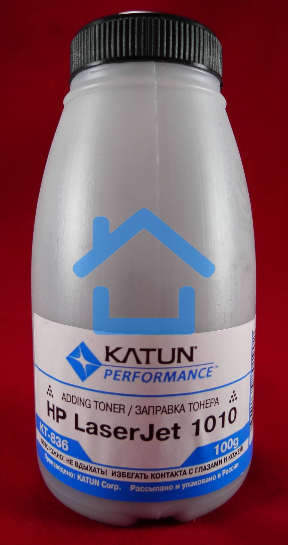 Тонер HP LJ 1010/1012/1015/1018/1020 (фл.100г.) Katun фас России