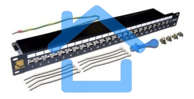 Патч-панель Lanmaster LAN-PPL24S6 19