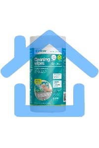 Чистящие салфетки Defender для экранов всех типов / нетканый материал / антистатик / туба /100 шт/ Россия.