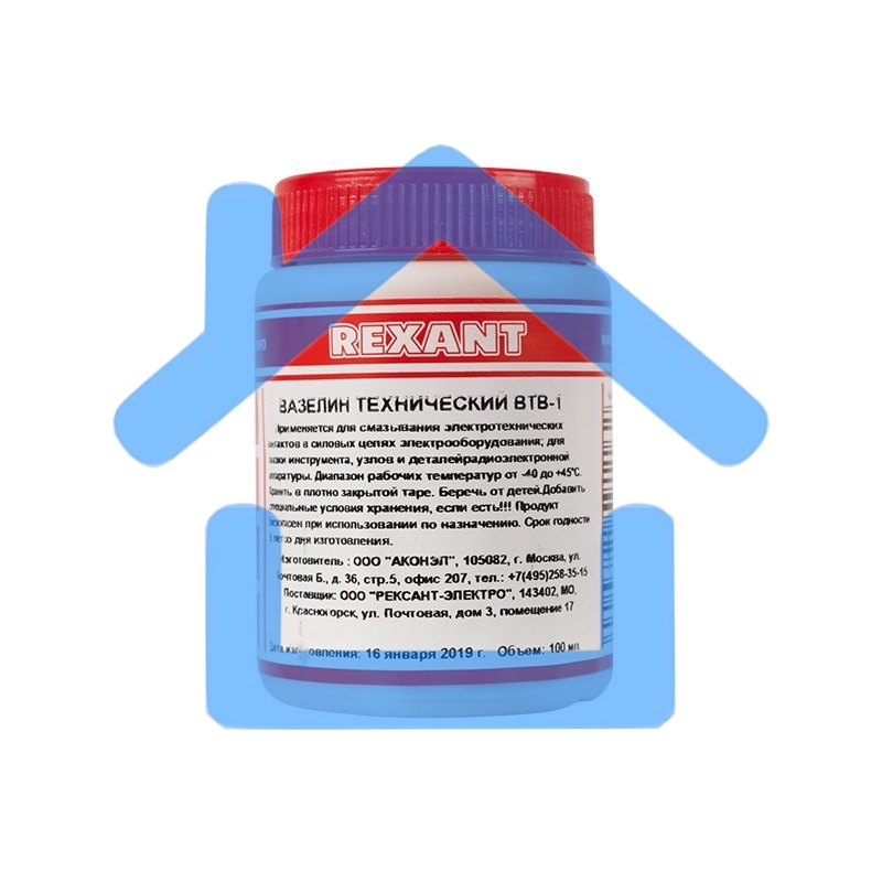 Вазелин технический Rexant, ВТВ-1, 100 мл, банка