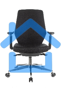 Кресло компьютерное Бюрократ CH-545/LUX черный 38-418 крестовина алюминий