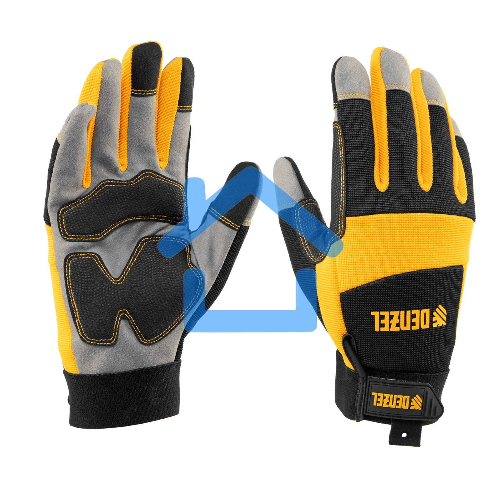 Перчатки универсальные Denzel усиленные, размер 9